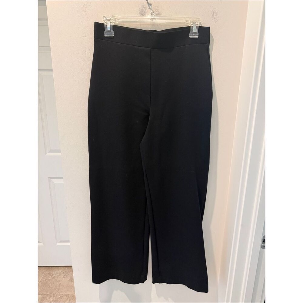 By Design Women’s Black Wide-Leg Dress Pants pull on style size Medium